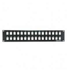 2U 19" 32port Blank Panel for Keystone Jack