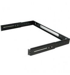 1U Hinged Extendable Wall Mount Bracket, Max 13.5" Depth