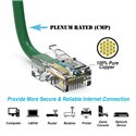 5Ft Cat6 Plenum Ethernet Cable Green