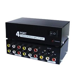 Audio Video Splitter 4way