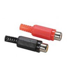 RCA Jack Plastic Red/Black Pai 