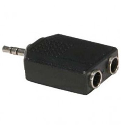 3.5mm Stereo Plug to Dual 1/4" Stereo Jack Adapter 