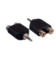 3.5mm Stereo Plug to Dual RCA Jack Adapter 