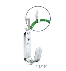 Multi-Function 1 5/16" Batwing J-Hook With Flange Clip 25pcs 2