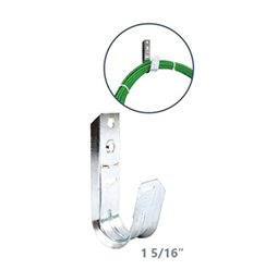 Universal 1 5/16" Wall Mount J-Hook 25pcs 2
