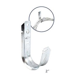 Universal 2" Wall Mount J-Hook 25pcs 2