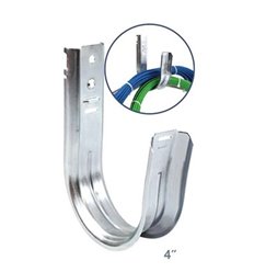 Universal 4" Wall Mount J-Hook 25pcs 2