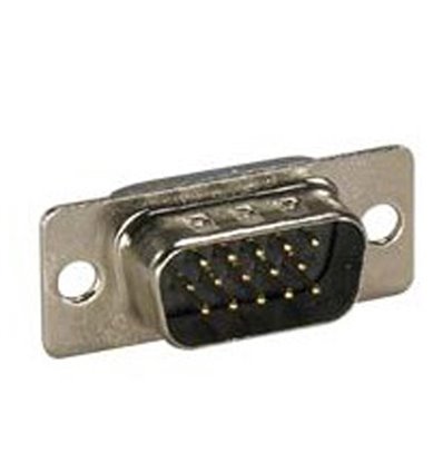 DB15 HD Male Solder Cup Connector
