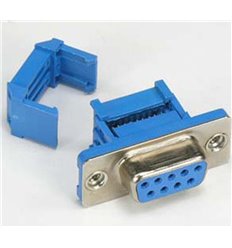 DB9 Female IDC Metal Shell Connector