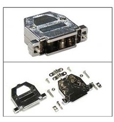 DB25 Metalized Plastic Hoods