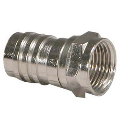 RG59 F Type Hex Crimp Connector O Ring