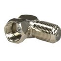 F Type Right Angle Screw-on Plug Adapter