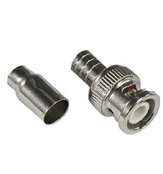 RG59 BNC Male Crimp-on Connector 2pc