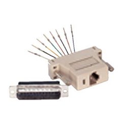 DB25 Male to RJ45 Modular Adapter