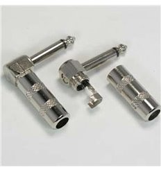 Quarter inch Mono Right Angle Plug