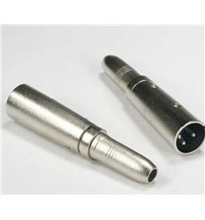 XLR 3P Male to Quarter inch Mono Jack Adater