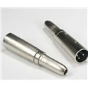 XLR 3P Male to Quarter inch Mono Jack Adater