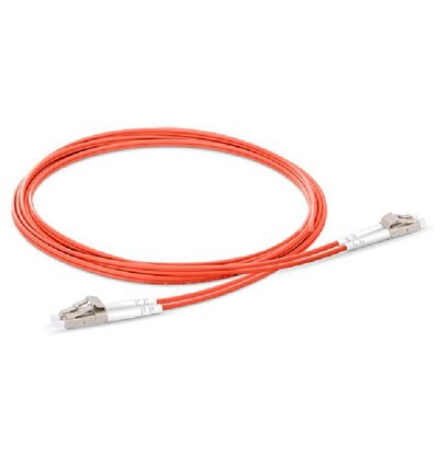 LC-LC Fiber Optic Plenum Multimode Cable Duplex OM1 62.5/125 OFNP