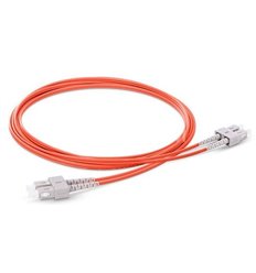 SC-SC Fiber Optic Plenum Multimode Cable Duplex OM2 50/125 OFNP
