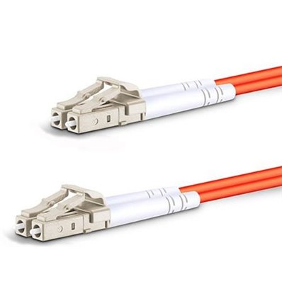 LC-LC Fiber Optic Multimode Cable Duplex OM1 62.5/125 OFNR