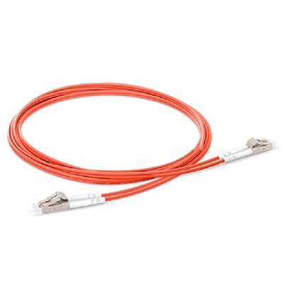 LC-LC Fiber Optic Multimode Cable Duplex OM1 62.5/125 OFNR