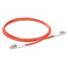 LC-LC Fiber Optic Multimode Cable Duplex OM1 62.5/125 OFNR