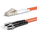 LC-ST Fiber Optic Multimode Cable Duplex OM1 62.5/125 OFNR LC-ST Fiber Optic Multimode Cable Duplex OM1 62.5/125 OFNR