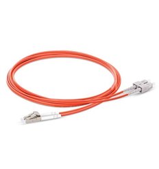 LC-SC Fiber Optic Multimode Cable Duplex OM2 50/125 OFNR 2