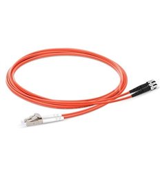 LC-ST Fiber Optic Multimode Cable Duplex OM2 50/125 OFNR 2