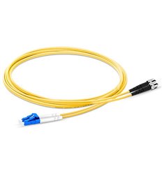 SC-SC Fiber Optic Plenum Single Mode Cable Duplex OS2 9/125 OFNP