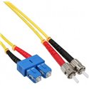 SC-ST Fiber Optic Plenum Single Mode Cable Duplex OS2 9/125 OFNP SC-ST Fiber Optic Plenum Single Mode Cable Duplex OS2 9/125 OFNP