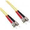 ST-ST Fiber Optic Single Mode Cable Duplex OS2 9/125 OFNR