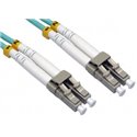 LC-LC Fiber Optic Plenum Multimode Cable Duplex OM3 50/125 OFNP