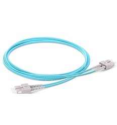 SC-SC Fiber Optic Plenum Multimode Cable Duplex OM3 50/125 OFNP