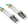 LC-LC Fiber Optic Multimode Cable Duplex OM3 50/125 OFNR