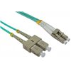 LC-SC Fiber Optic Multimode Cable Duplex OM3 50/125 OFNR