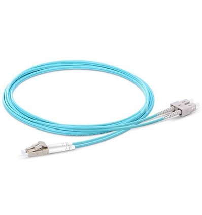 LC-SC Fiber Optic Multimode Cable Duplex OM3 50/125 OFNR