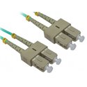 SC-SC Fiber Optic Multimode Cable Duplex OM3 50/125 OFNR