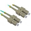 SC-SC Fiber Optic Multimode Cable Duplex OM3 50/125 OFNR