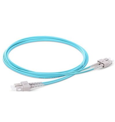 SC-SC Fiber Optic Multimode Cable Duplex OM3 50/125 OFNR