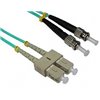 SC-ST Fiber Optic Multimode Cable Duplex OM3 50/125 OFNR