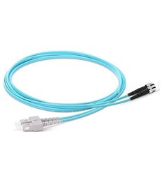 SC-ST Fiber Optic Multimode Cable Duplex OM3 50/125 OFNR 2