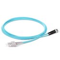 SC-ST Fiber Optic Multimode Cable Duplex OM3 50/125 OFNR SC-ST Fiber Optic Multimode Cable Duplex OM3 50/125 OFNR