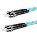 ST-ST Fiber Optic Multimode Cable Duplex OM3 50/125 OFNR