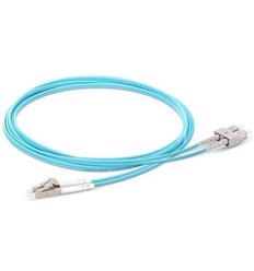 LC-SC Fiber Optic Multimode Cable Duplex OM4 50/125 OFNR 2
