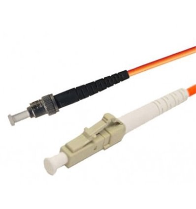 LC-ST Simplex Fiber Optic Multimode Cable OM1 62.5/125