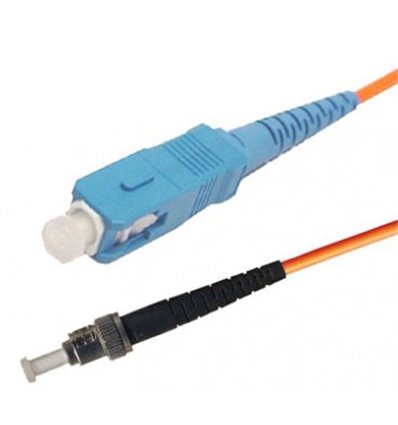 SC-ST Simplex Fiber Optic Multimode Cable OM1 62.5/125