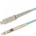 LC-SC Simplex Fiber Optic Multimode Cable OM3 50/125