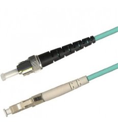 LC-ST Simplex Fiber Optic Multimode Cable OM3 50/125