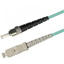 SC-ST Simplex Fiber Optic Multimode Cable OM3 50/125